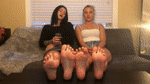 two nasty bitches give foot joi small dick instructions adult porn video
