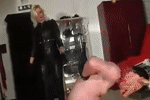 blond latex mistress dominate slave hard adult porn video
